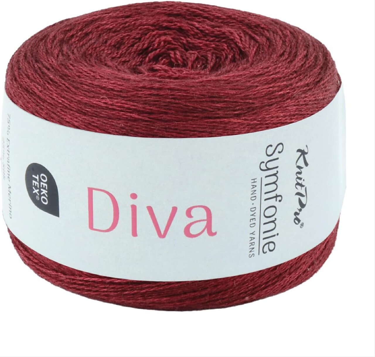 KnitPro Symfonie Premium Hand Dyed Merino & Silk Lace Weight Yarns | Diva